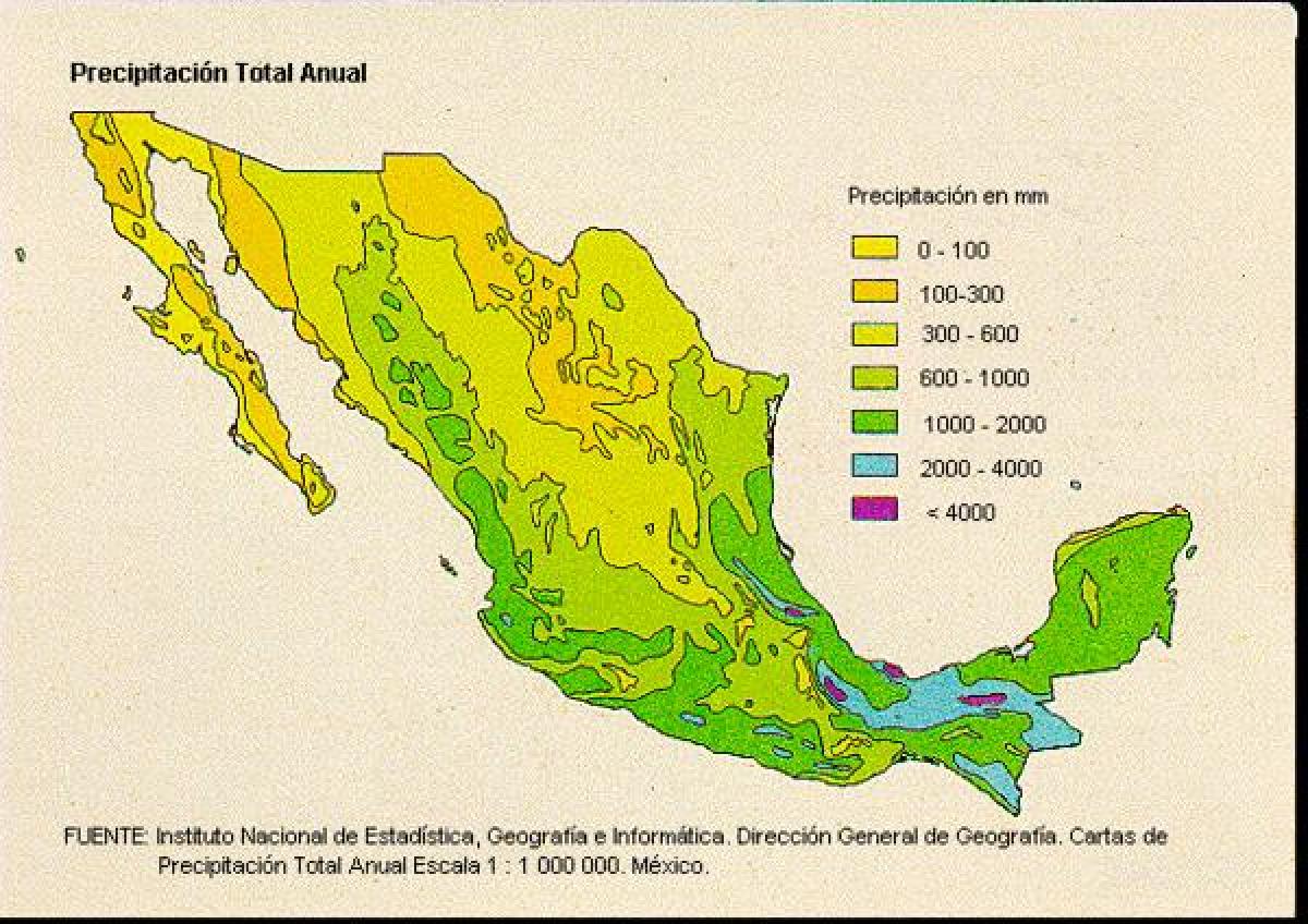 sää kartta Meksiko