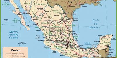 Meksikon kartta